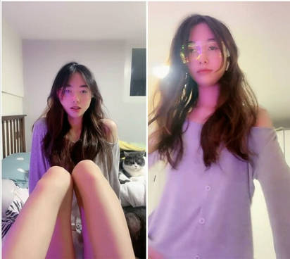 高顏值活力美少女,170CM高挑身材,神秘科技眼鏡小露壹下,茓口緊閉如同小嘴}