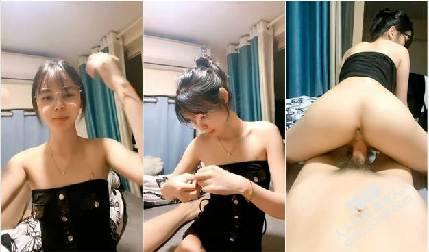 呆萌可愛丸子頭眼鏡萌妹,鄰家小妹,毛毛刮得幹幹凈凈和男友激情高h系列小说啪啪