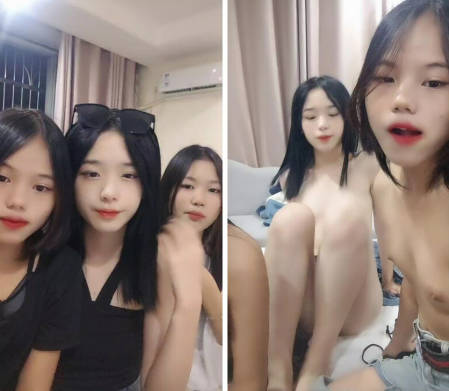 三个毛都没长齐的小嫩妞一起在床上诱惑你是什么体验好刺激