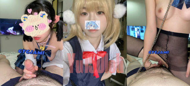 【制服嫩妹控必备】，人形小母狗，清纯萝莉女奴【玉宝涩涩Yu150loli】完整27G视图⑿，性爱群P自慰，花样多}