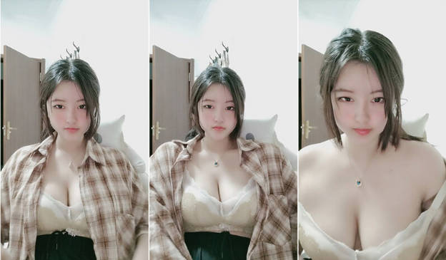 優雅漂亮肥美OO後甜妹,車大燈發育真不錯,穿著襯衫,奶子碩大,事業線很深很深}