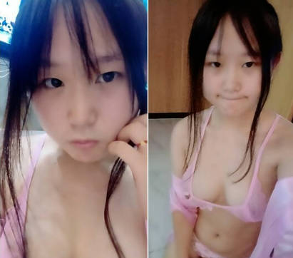 小小年紀不學好,呆萌OO後蘿lo莉型小肥妞賓館開秀,長相呆呆的,還是個粉色蝴蝶茓}