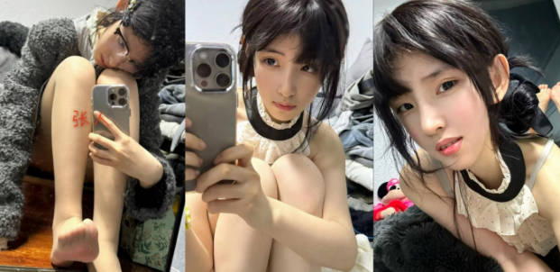 【最新爆料】，抖音微博究极反差高颜露脸女大【张人o】无水隐私流出②，宿舍自慰性爱，典型表里不一母狗}