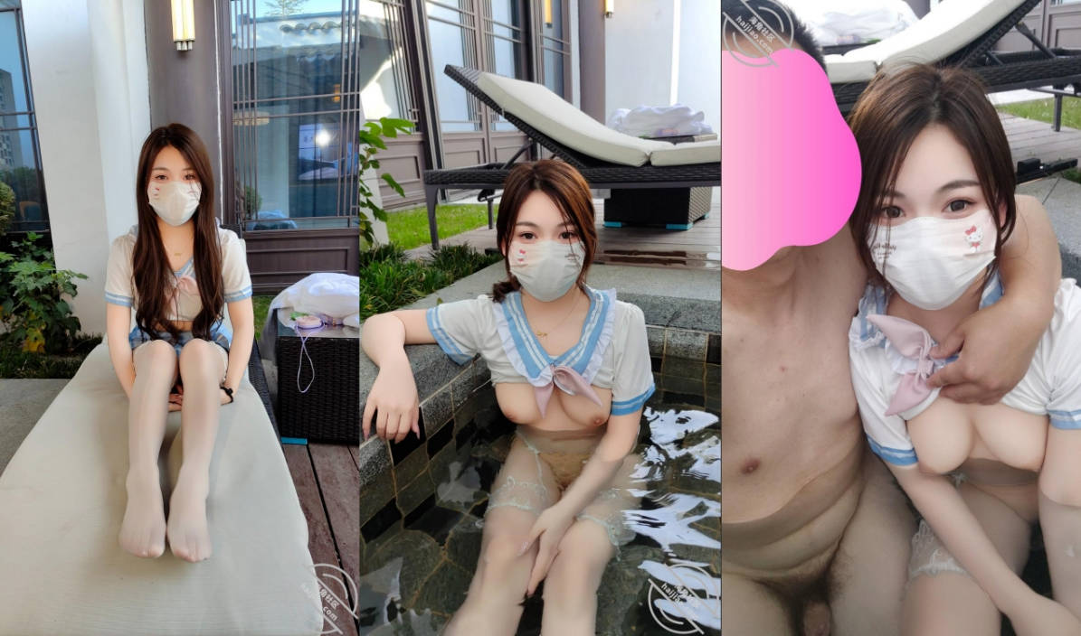 超强绿帽大神【我和娇妻的日常】付费钻石贴，温泉3P的一天，屋外搞到屋内}